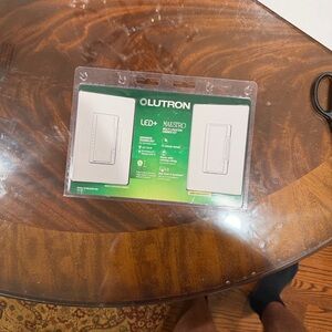 LED+ Maestro Dual Remote Dimmer Switch - White